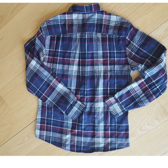 Eddie Bauer Mens Plain Classic cut Flannel Shirt, size S hunt‎ outdoors active - Picture 4 of 7